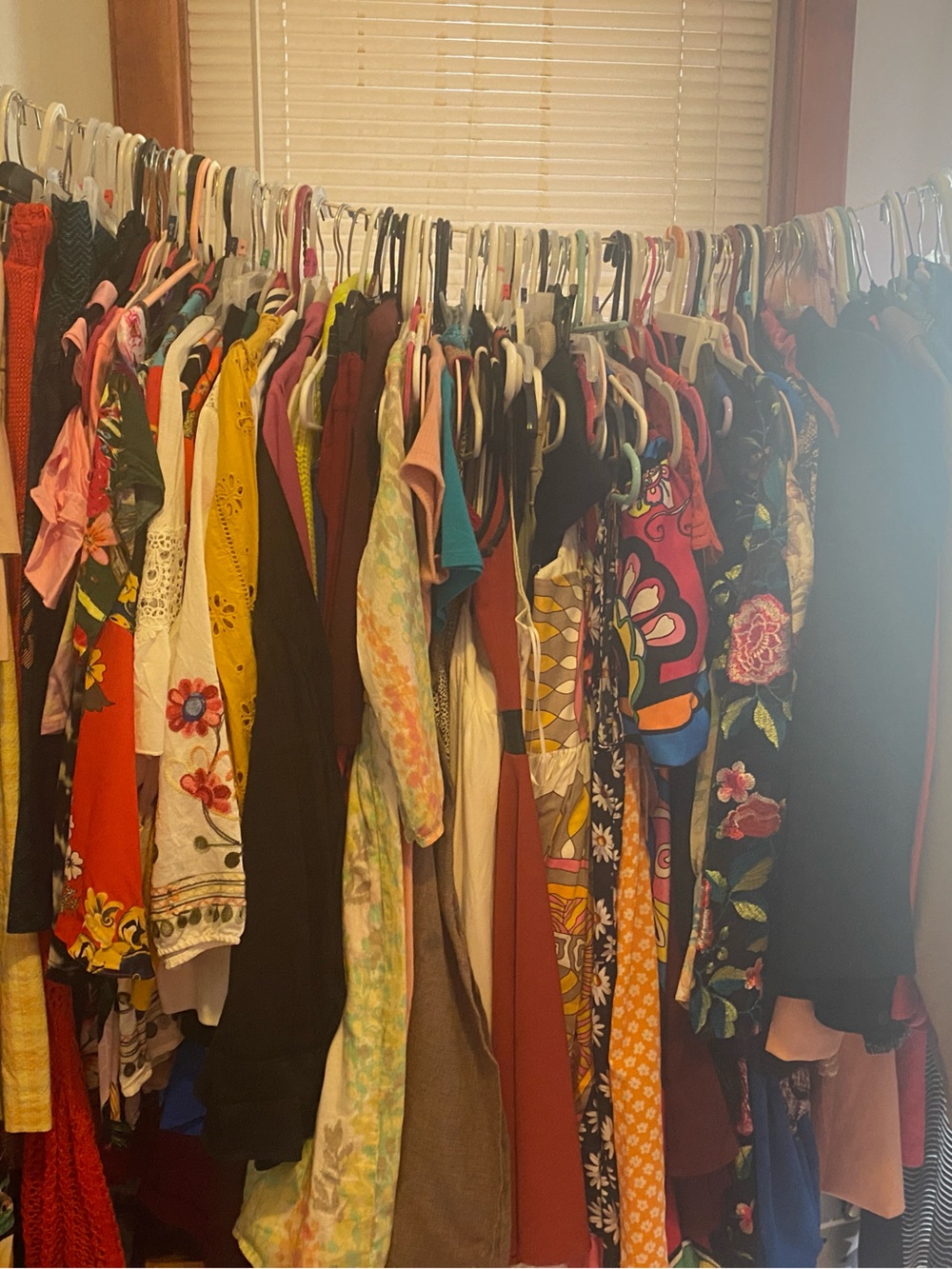 Mixed Women's Tops and Dresses - Multicolor Floral & Patterned Rack